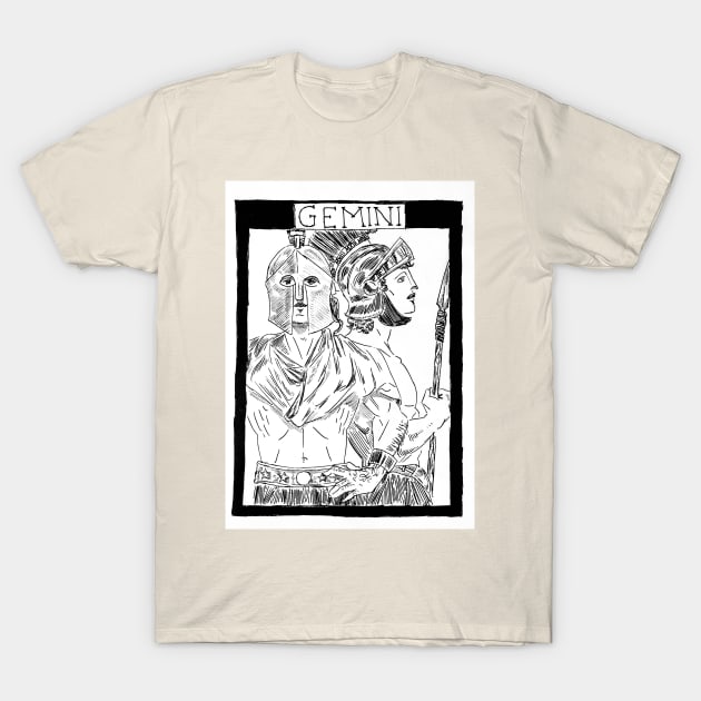 "Gemini" T-Shirt by Mauri Valentine